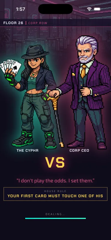 Versus screen