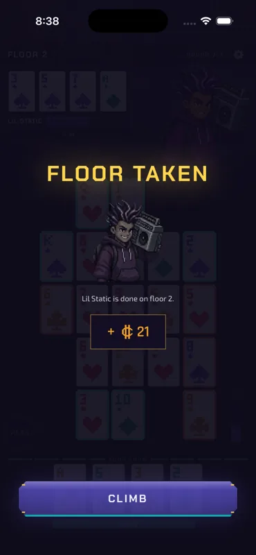 Floor taken